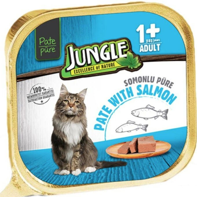 Jungle Patte 100 g Adult Salmon (32 pcs)
