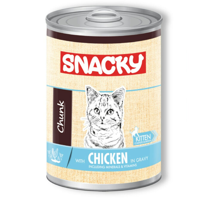 Snacky Kitten Chicken 400GR 12PCS