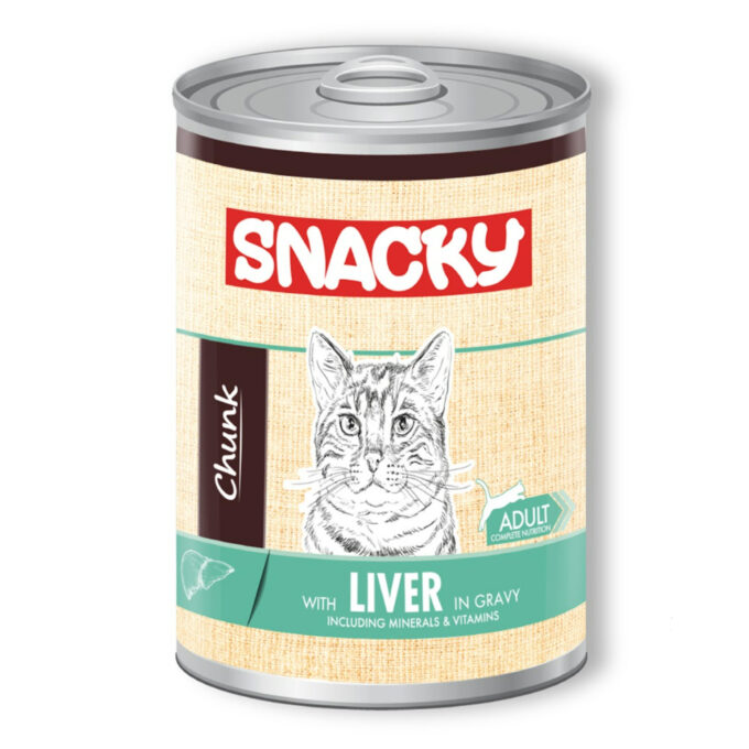 Snacky Adult Cat Liver 400GR 12PCS