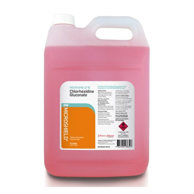 Chlorhexidine solution 4% 5L