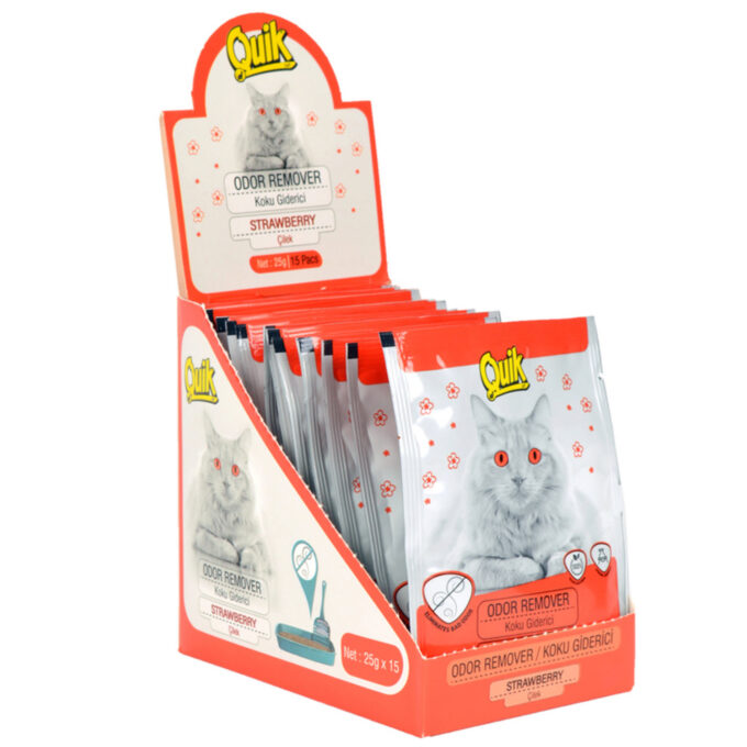 QUIK ODOR REMOVER STRAWBERRY 25 gr - 15 PCS